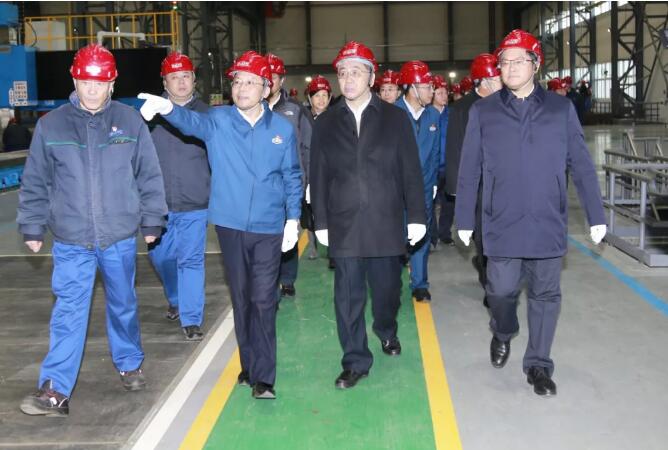 雷凡培、楊金成到渤船集團(tuán)調(diào)研